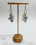 Faux Pearl and Crystal Designer Earrings
