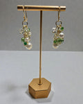 Faux Pearl and Crystal Designer Earrings
