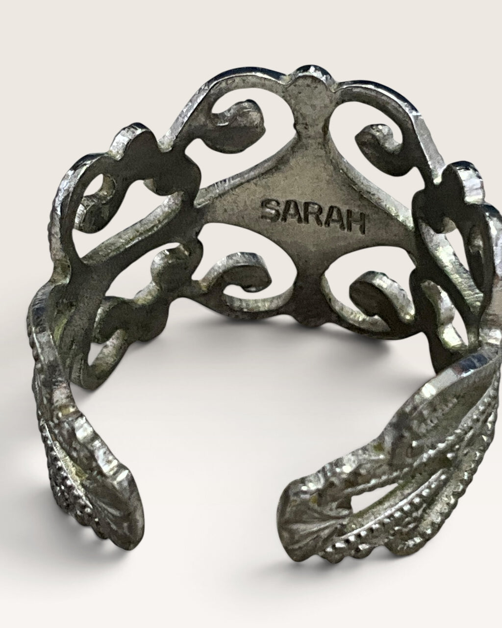 1974 Silver Tone Sarah Coventry "Silver Lace" Ring - Pre-Loved