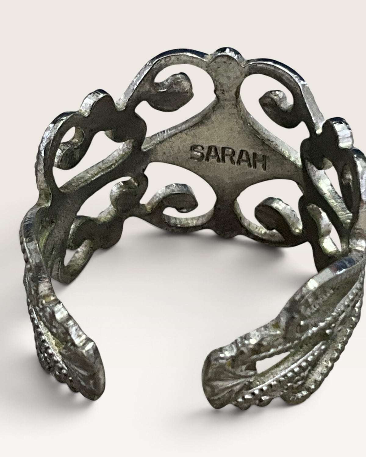 1974 Silver Tone Sarah Coventry "Silver Lace" Ring - Pre-Loved