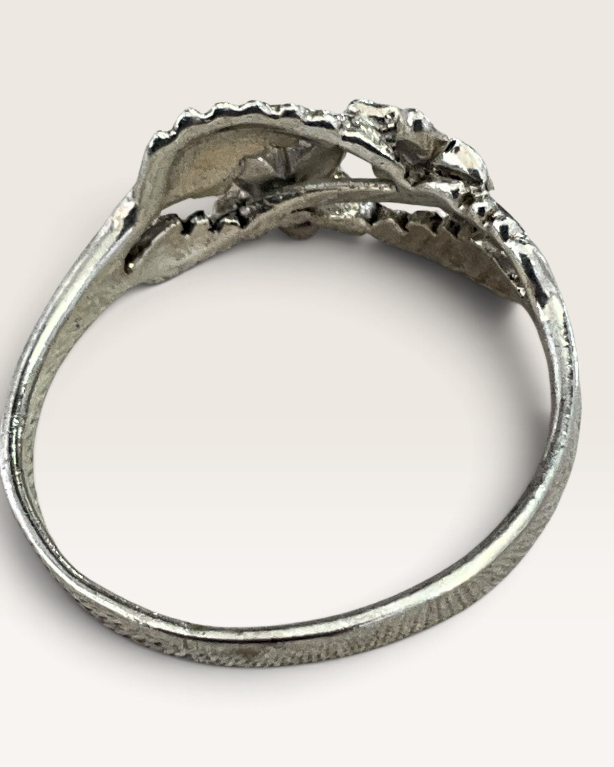 Sterling Silver Flower Ring - Pre-Loved