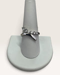 Sterling Silver Six Stone Cubic Zirconia Ring - Pre-Loved
