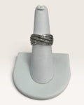 Kajal Naina Sterling Silver Diamond Ring - Pre-Loved