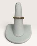 Gold Vermeil over Sterling Silver Cubic Zirconia Eternity Band - Pre-Loved