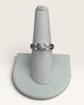 Sterling Silver Cubic Zirconia Solitaire Ring - Pre-Loved