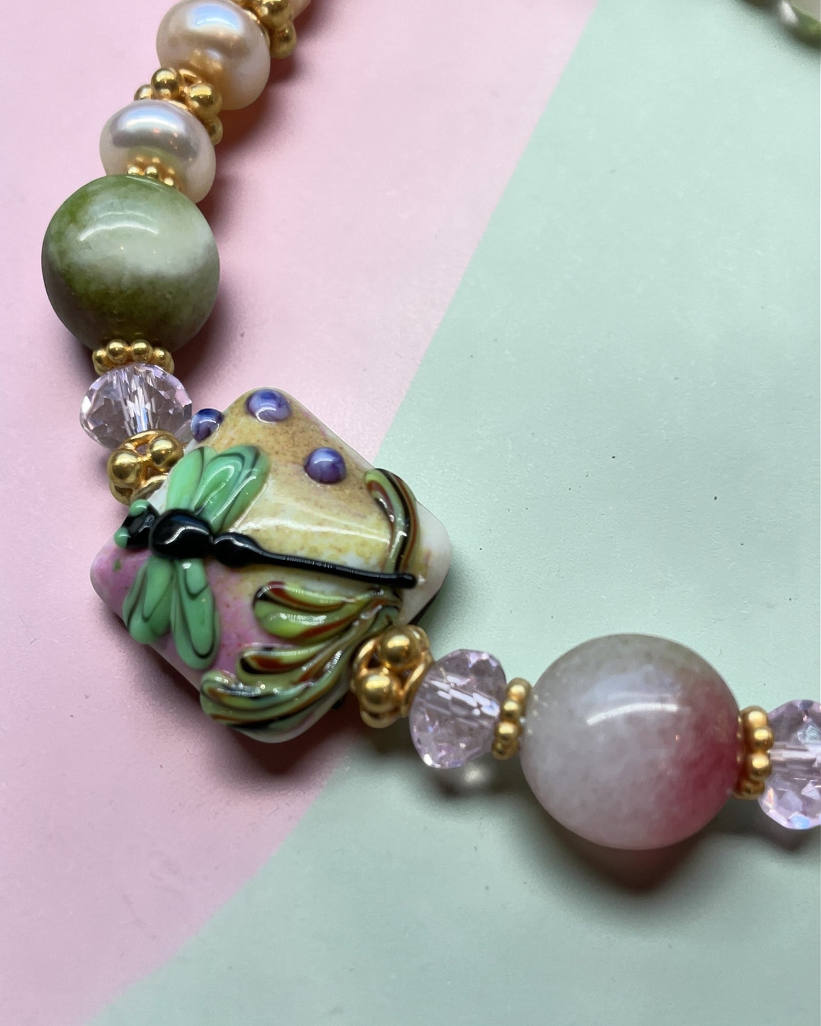 Watermelon Tourmaline Designer Bracelet