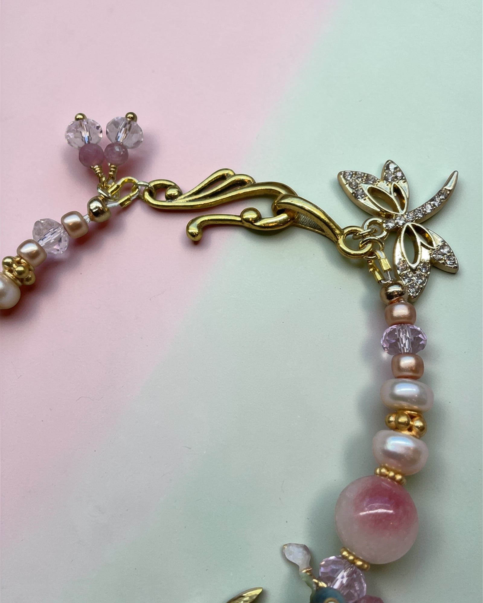 Watermelon Tourmaline Designer Bracelet