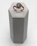 Rose Gold Cubic Zirconia Engagement Ring - Sale (Great Condition)