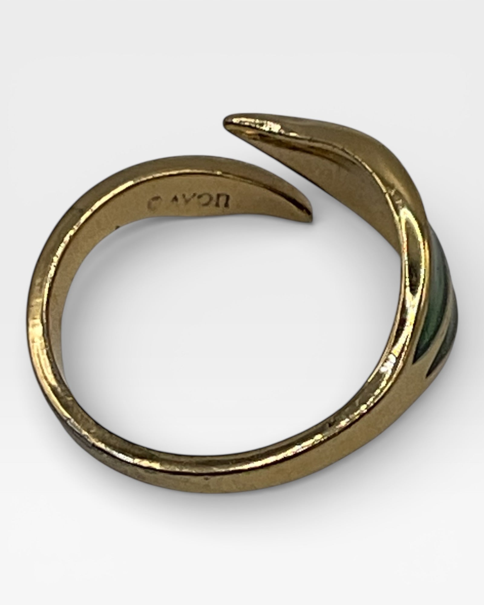 Avon Leaf Glow By Pass Glow Ring - Estate Sale (Great Condition)