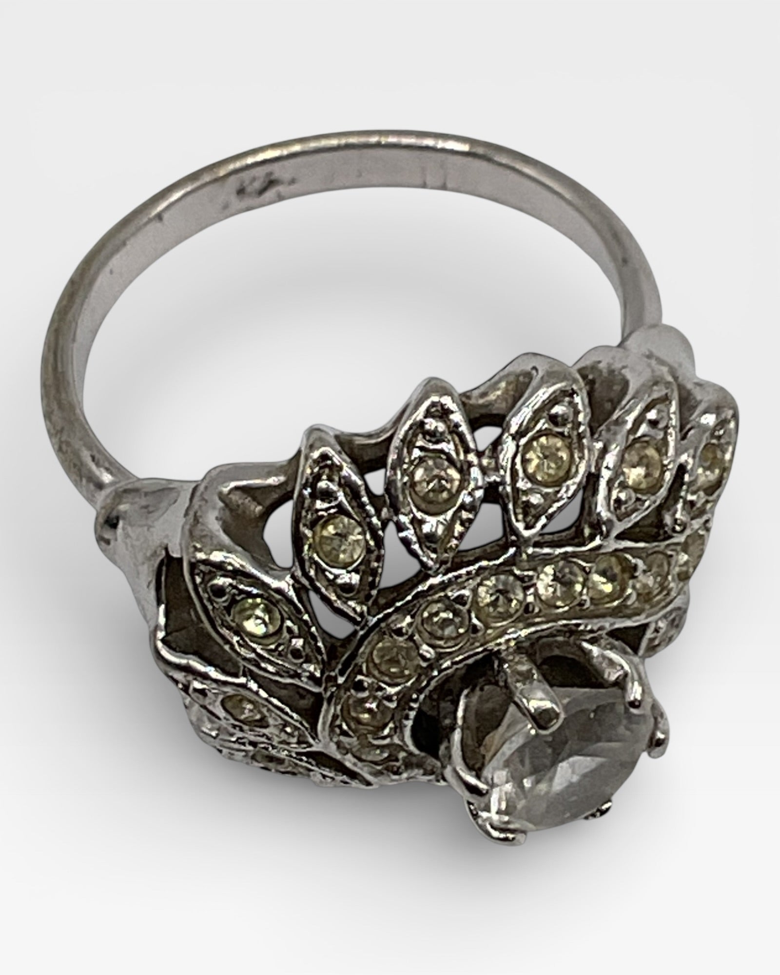 Silver Cluster Ring - Estate Sale (Great Condition)
