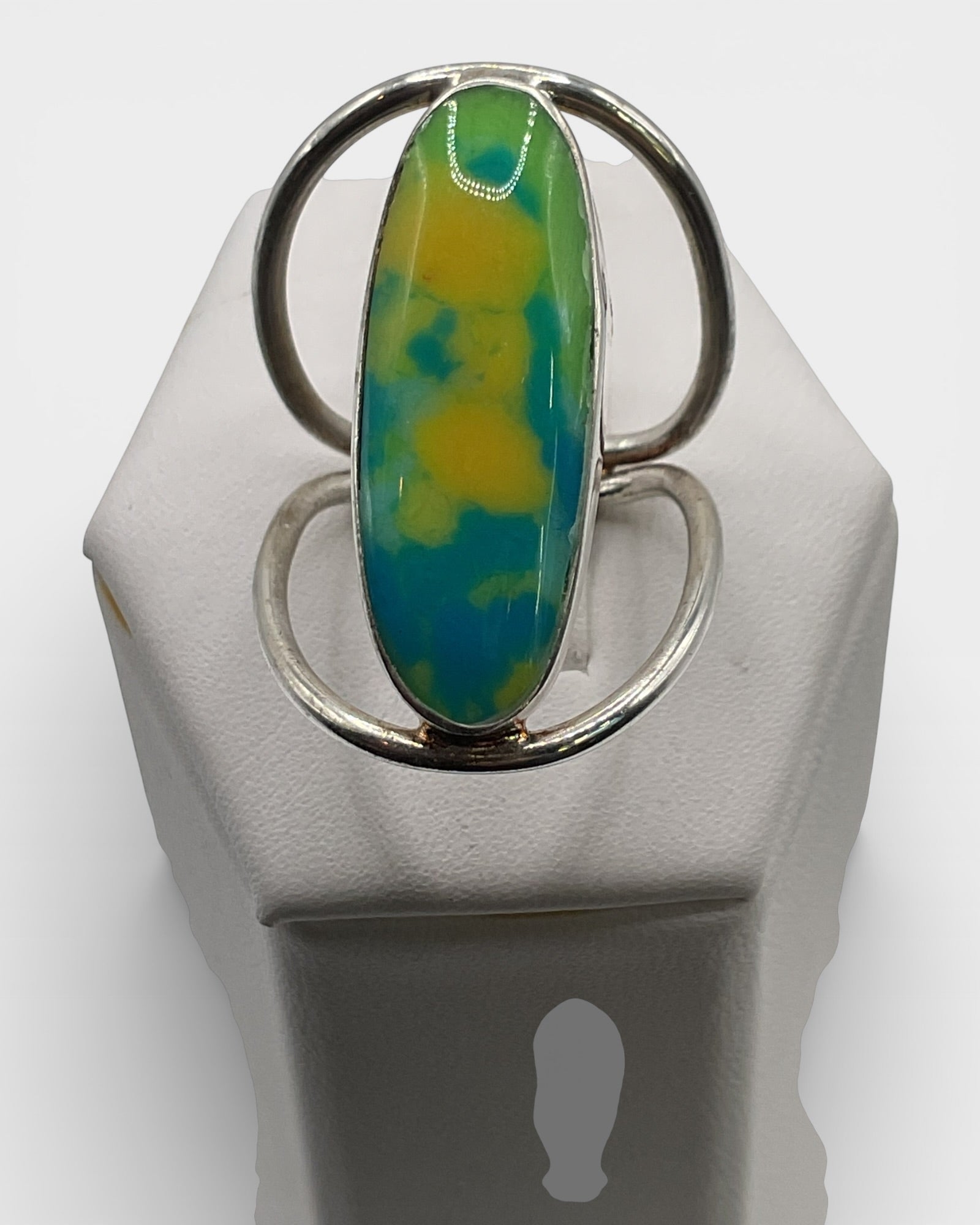 Calsilica Gemstone Ring - Estate Sale (Great Condition)