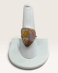 Sterling Silver Australian Boulder Opal Gemstone Ring
