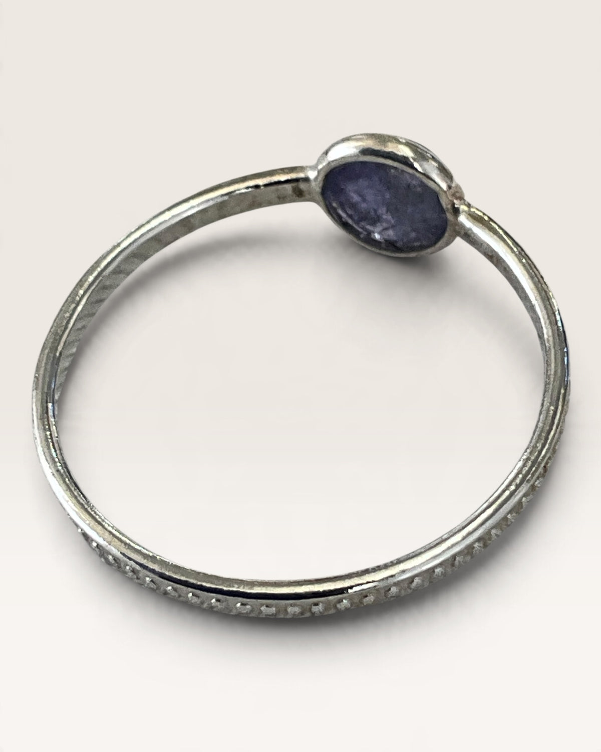Sterling Silver Tanzanite Gemstone Ring