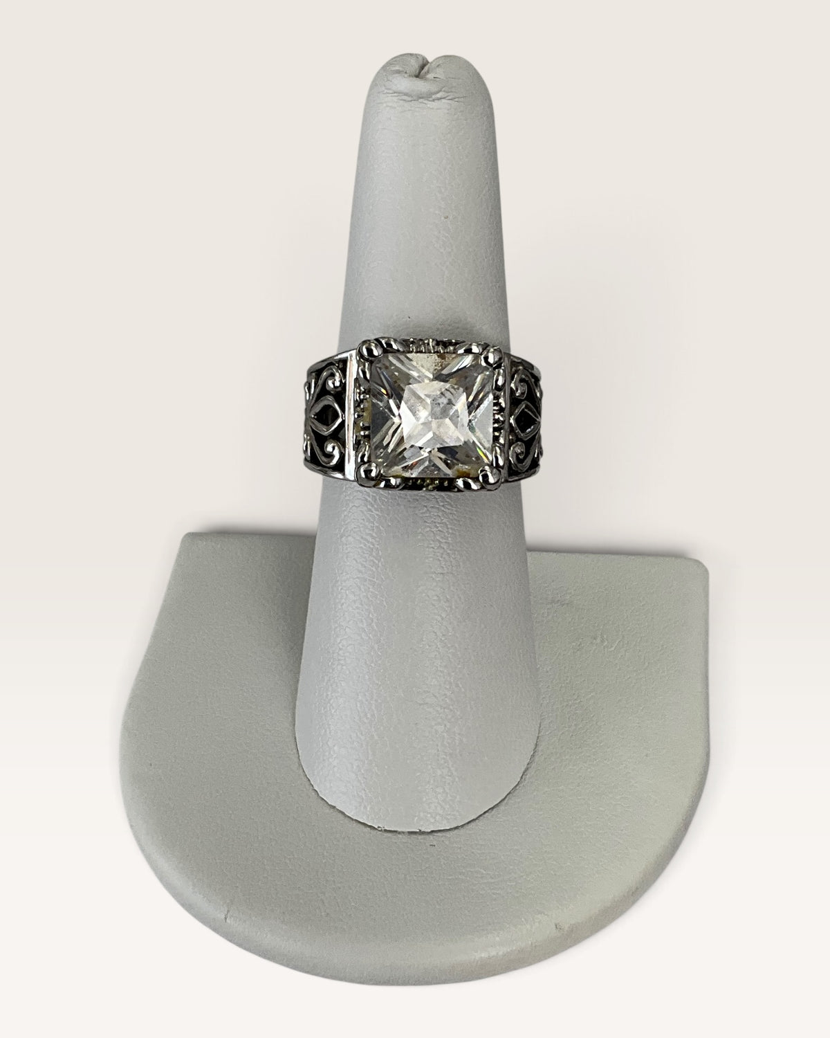 Sterling Silver Silpada Uptown Cubic Zirconia Ring - Pre-Loved