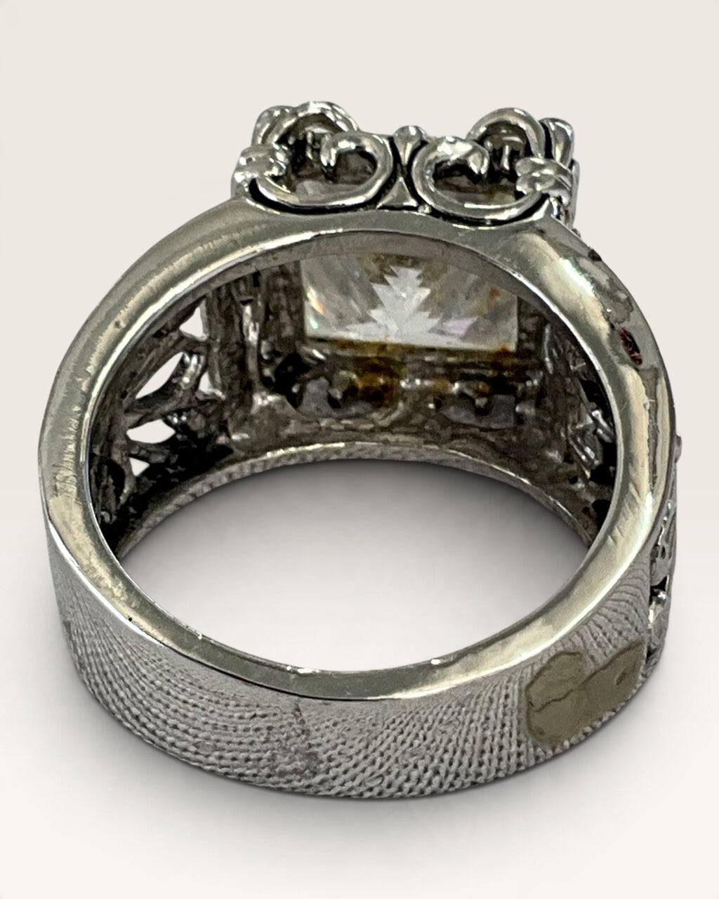 Sterling Silver Silpada Uptown Cubic Zirconia Ring - Pre-Loved