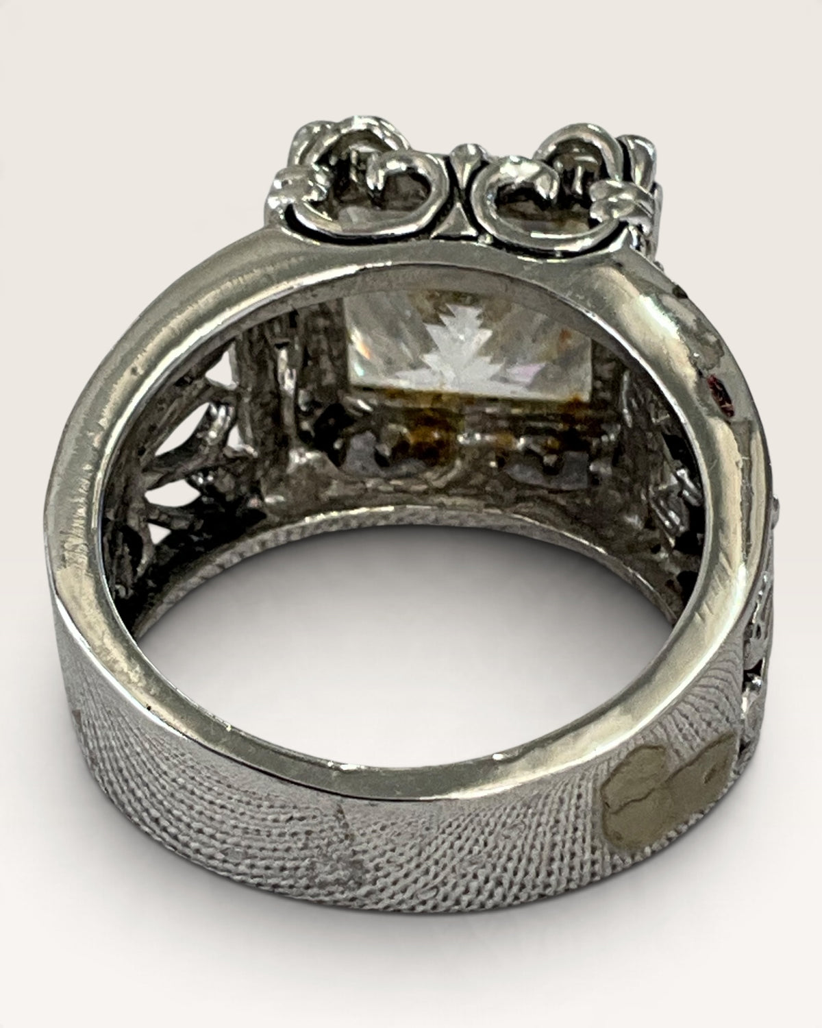 Sterling Silver Silpada Uptown Cubic Zirconia Ring - Pre-Loved
