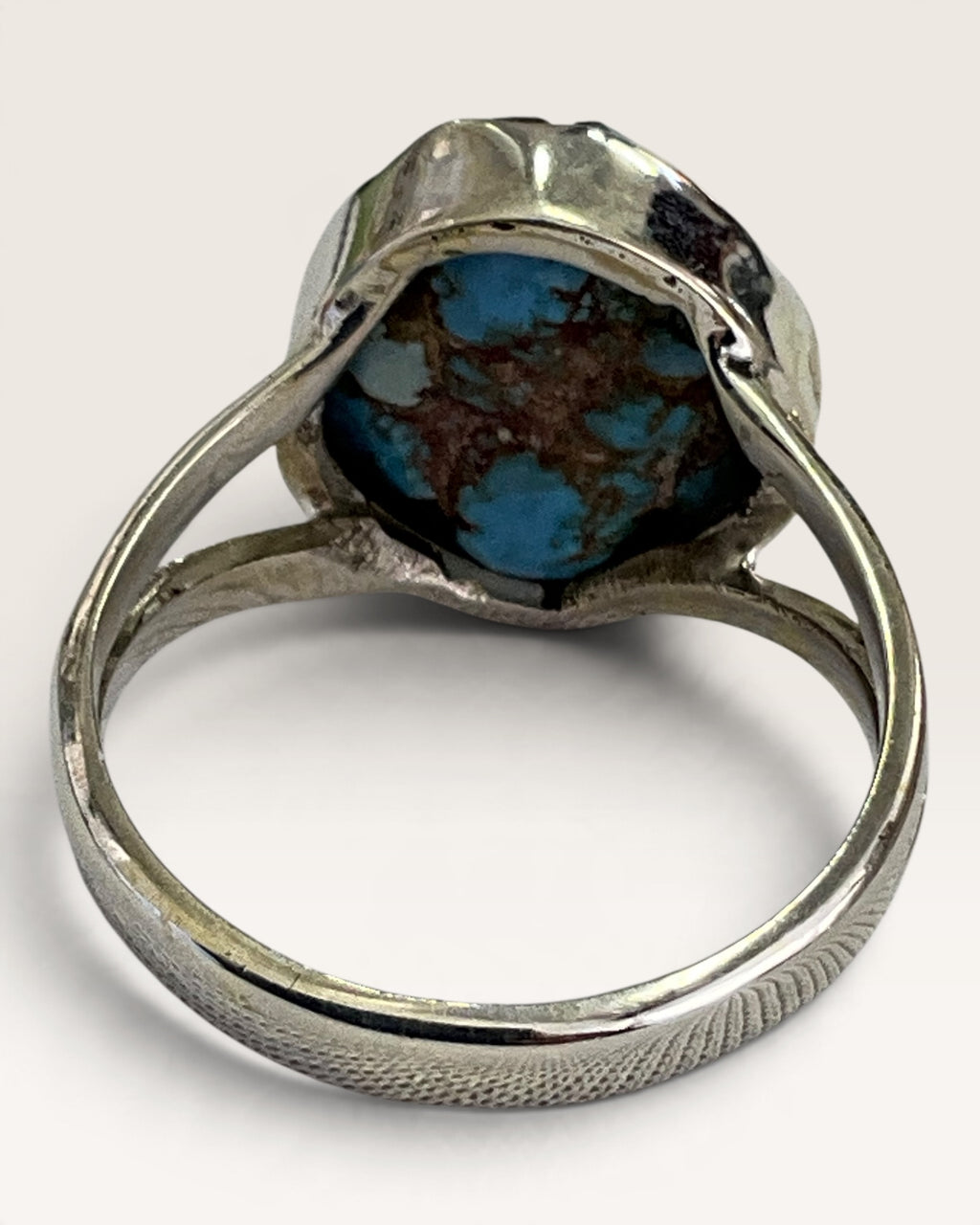 Sterling Silver Kazakhstan Golden Hills Turquoise Gemstone Ring