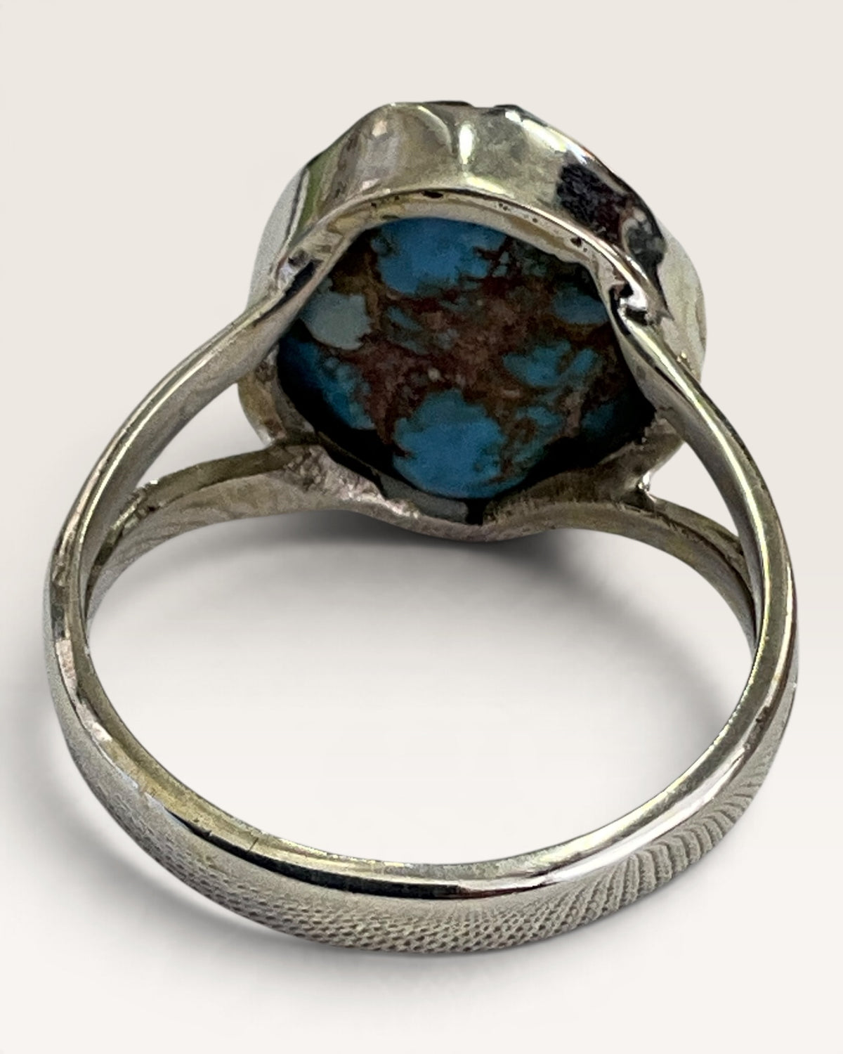 Sterling Silver Kazakhstan Golden Hills Turquoise Gemstone Ring