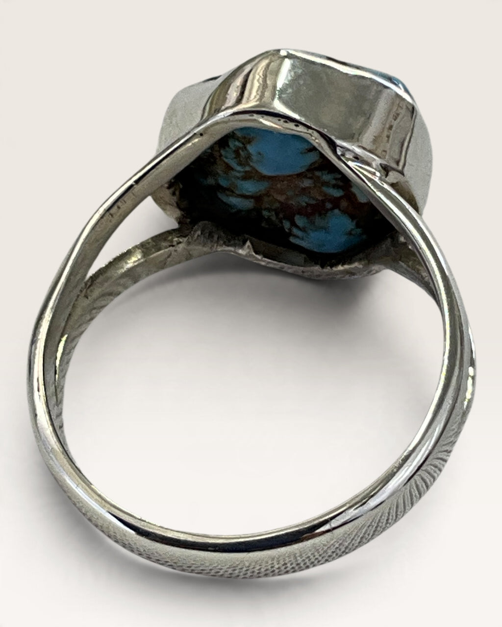 Sterling Silver Kazakhstan Golden Hills Turquoise Gemstone Ring