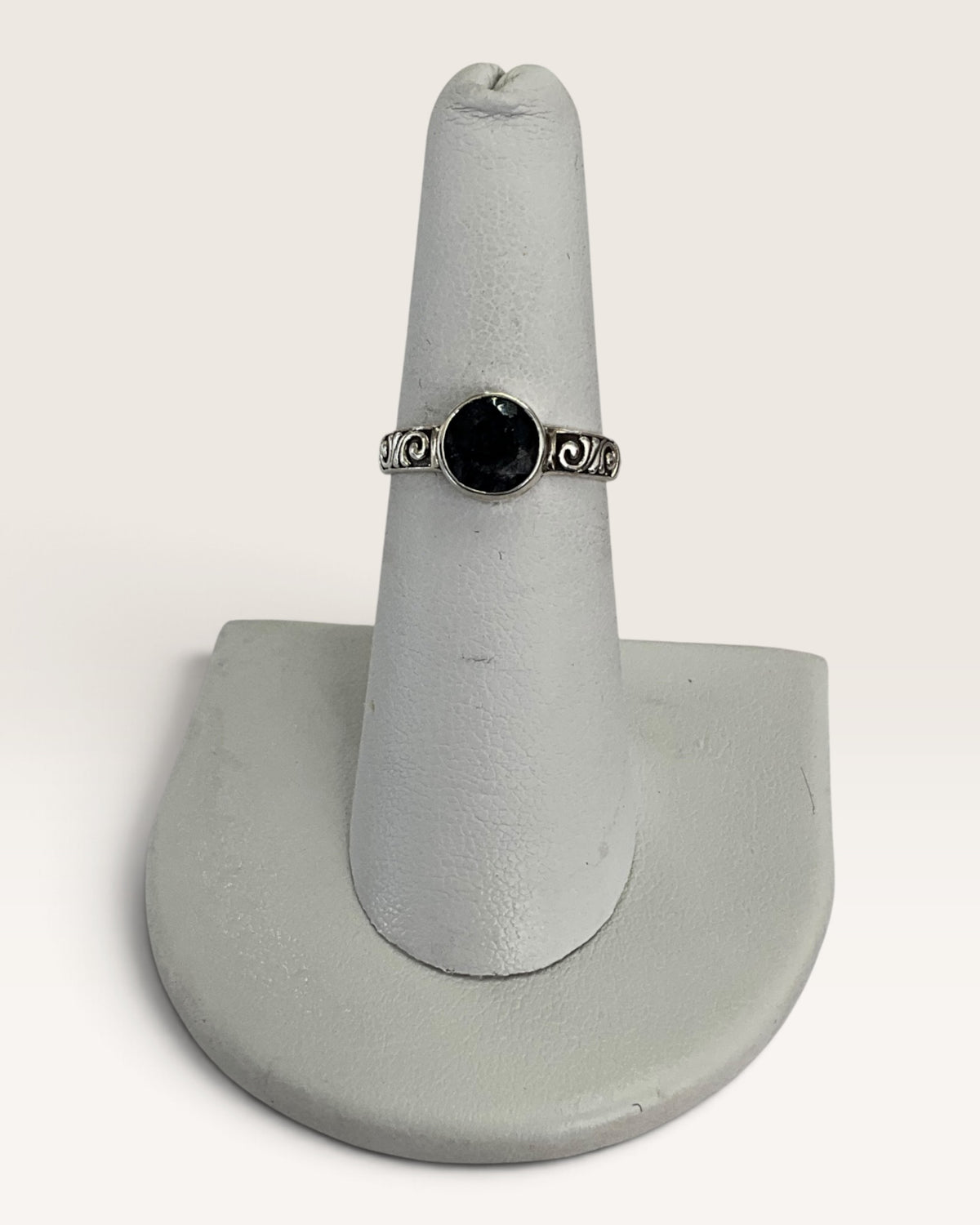 Sterling Silver Sapphire Gemstone Ring
