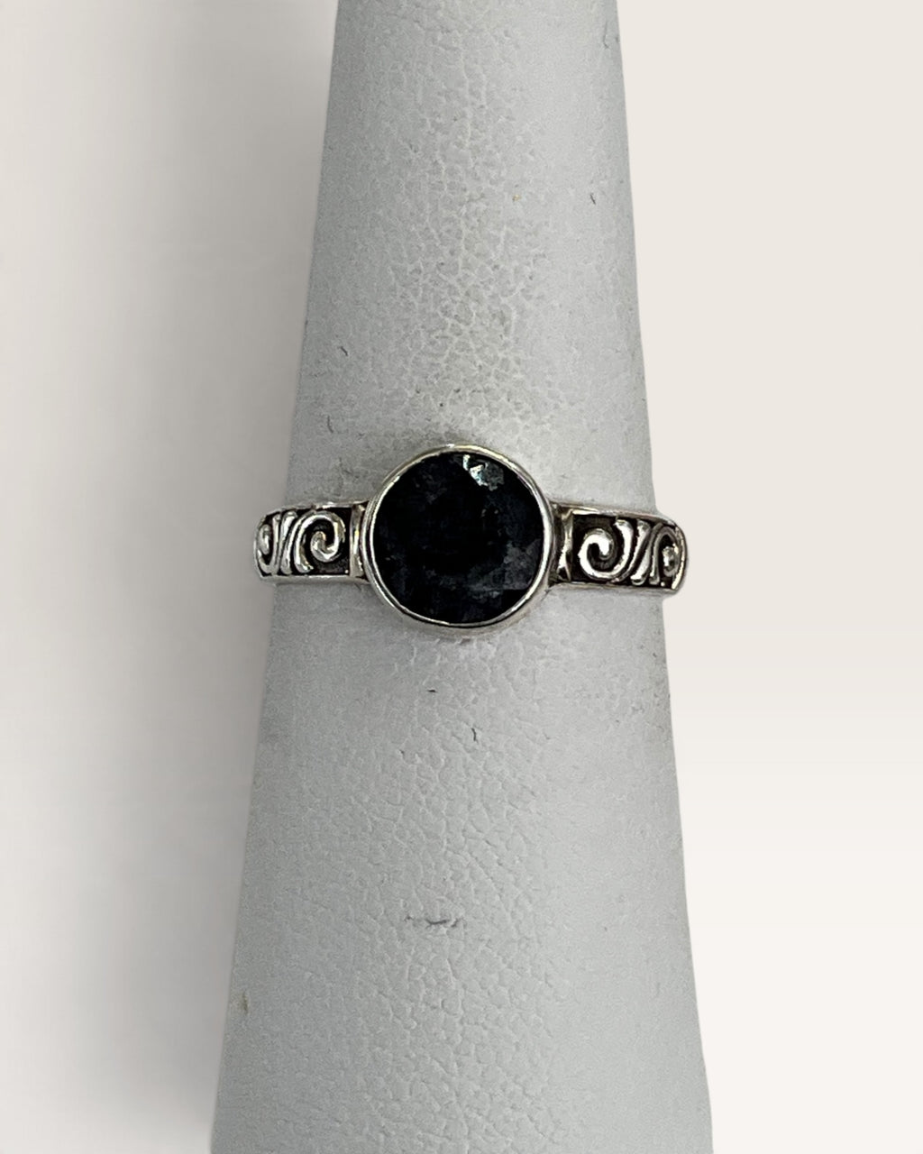 Sterling Silver Sapphire Gemstone Ring