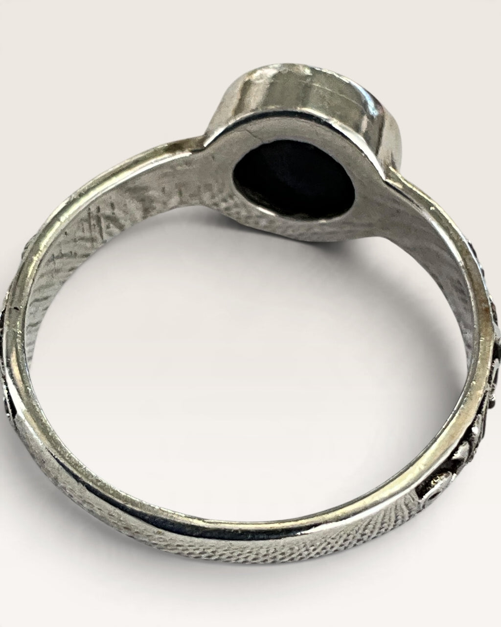 Sterling Silver Sapphire Gemstone Ring