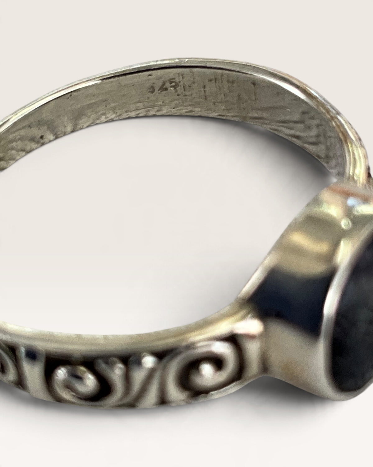 Sterling Silver Sapphire Gemstone Ring