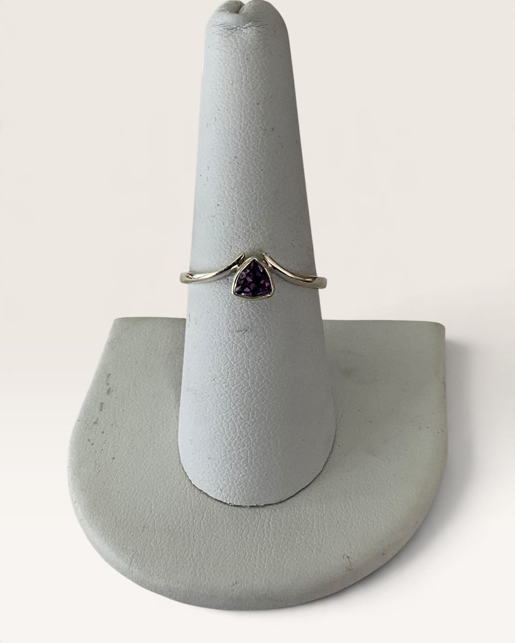 Sterling Silver Amethyst Gemstone Ring