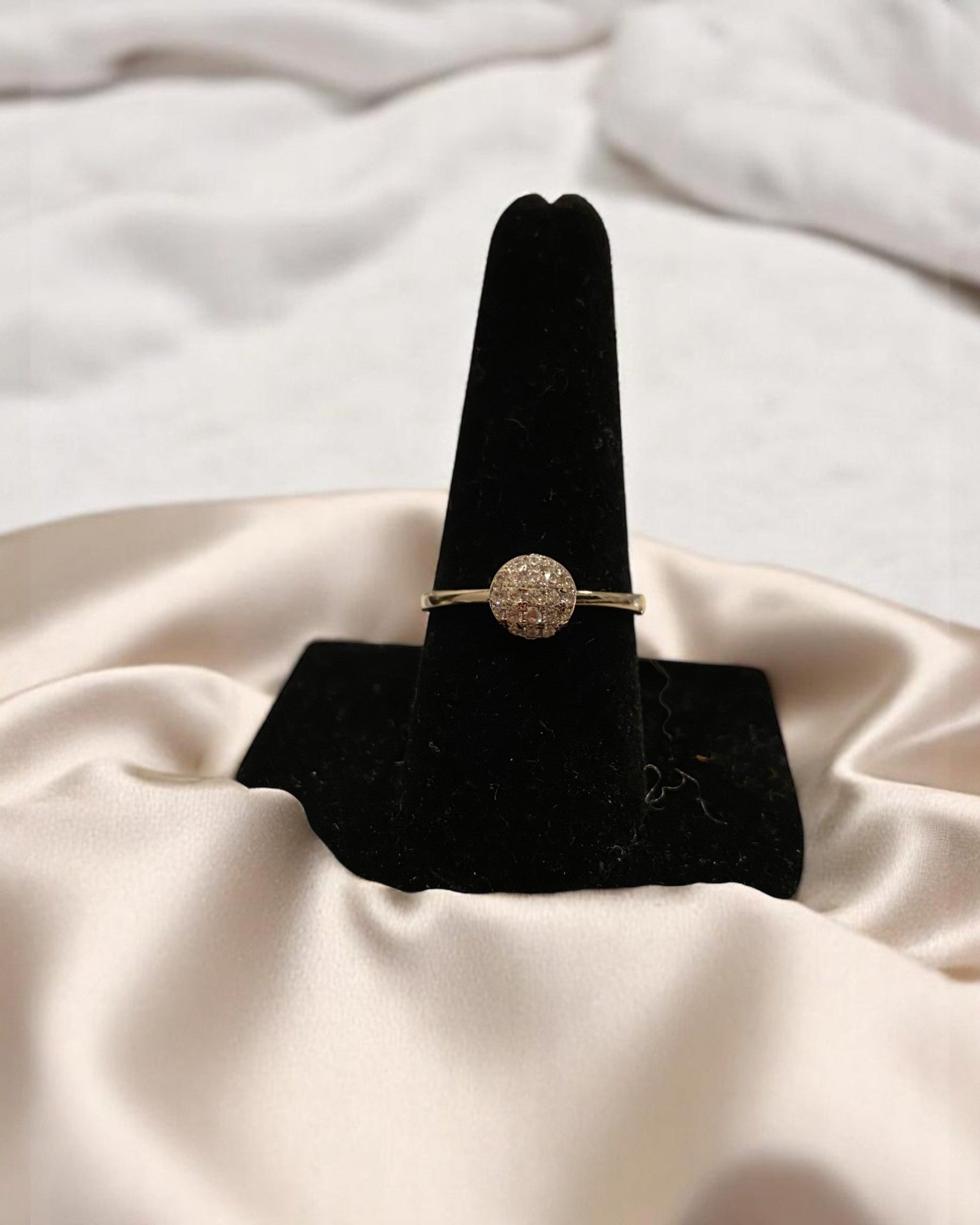 Bling Collection - Moissanite Solitaire Ring (Sterling)