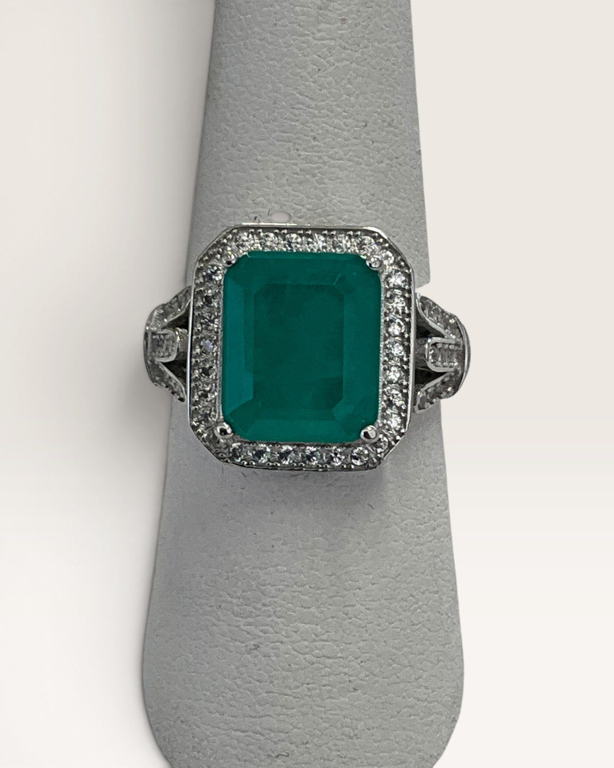 Sterling Silver Amazonite Gemstone Ring