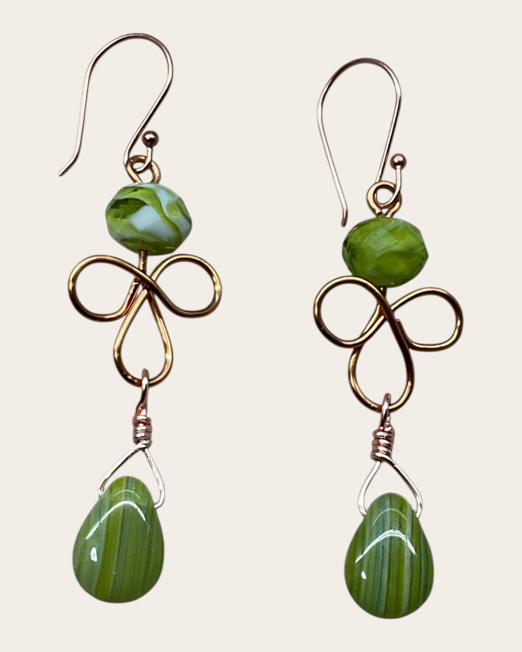 Lamp-work & Czech Glass Designer Earrings