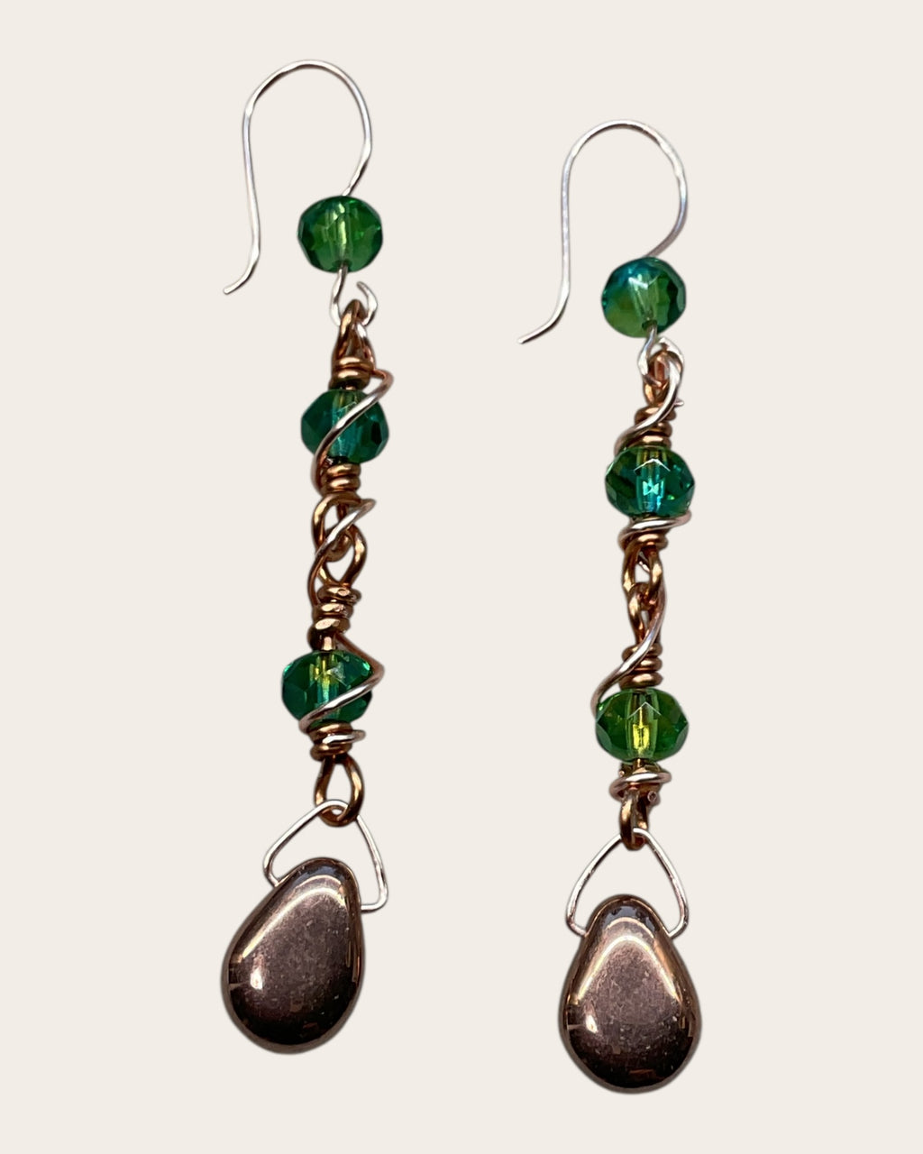 Rose Quartz & Pearl Designer Earrings