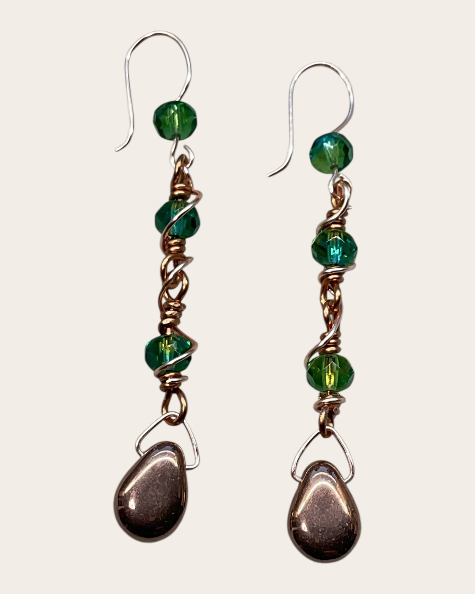 Rose Quartz & Pearl Designer Earrings