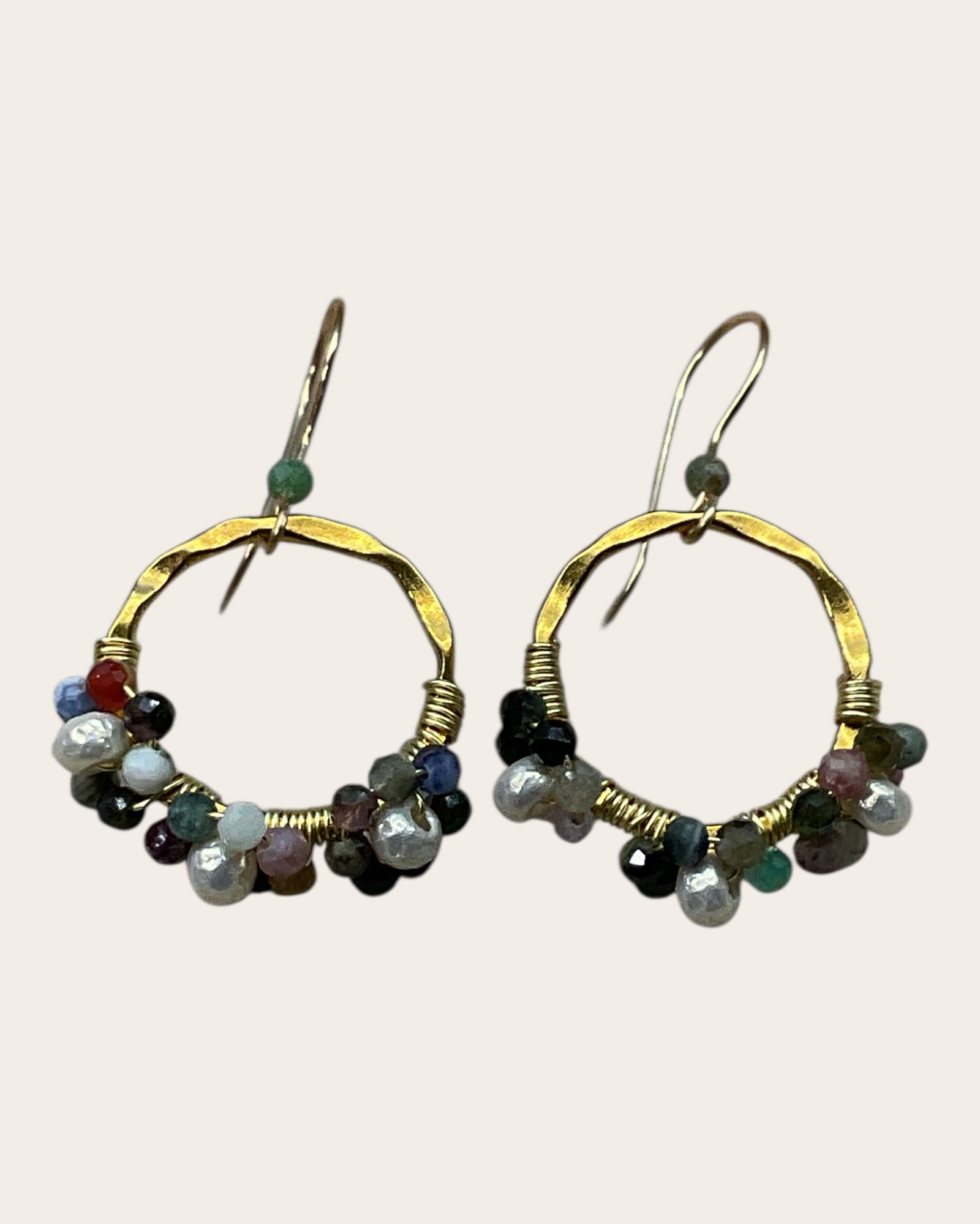 Watermelon Tourmaline Designer Earrings