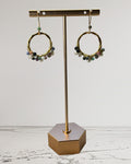 Watermelon Tourmaline Designer Earrings