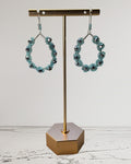 Faceted Bicones & Seed Bead Designer Earrings