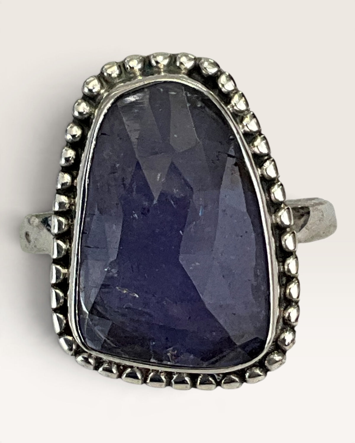 Sterling Silver Tanzanite Gemstone Ring