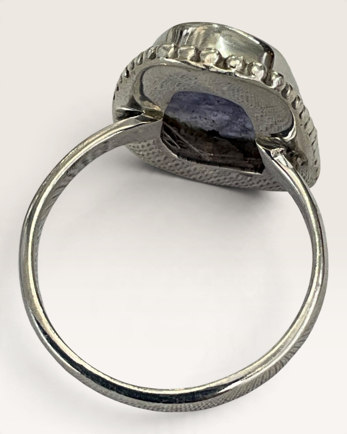 Sterling Silver Tanzanite Gemstone Ring