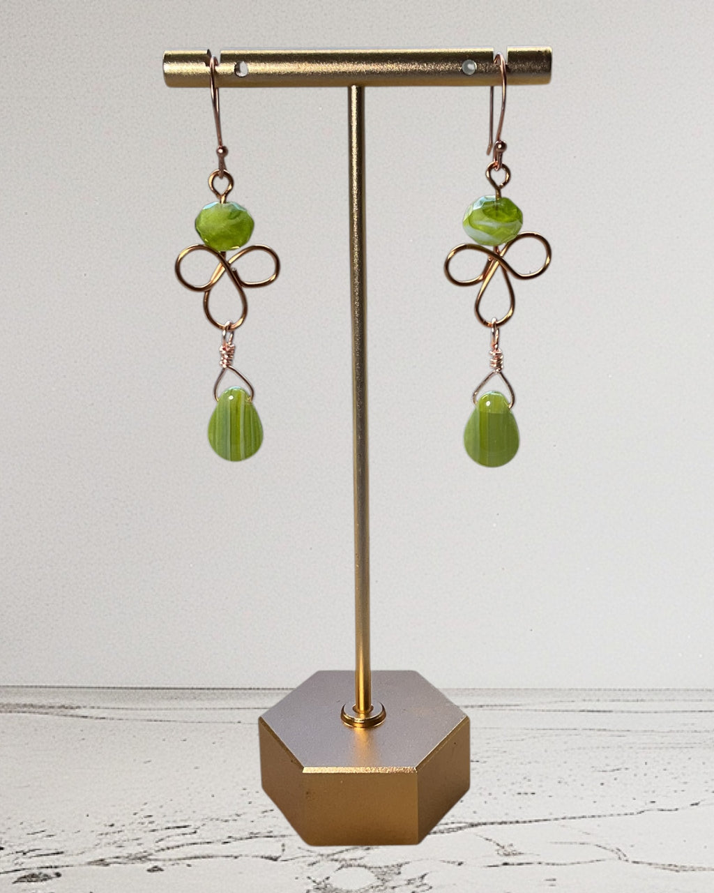 Lamp-work & Czech Glass Designer Earrings