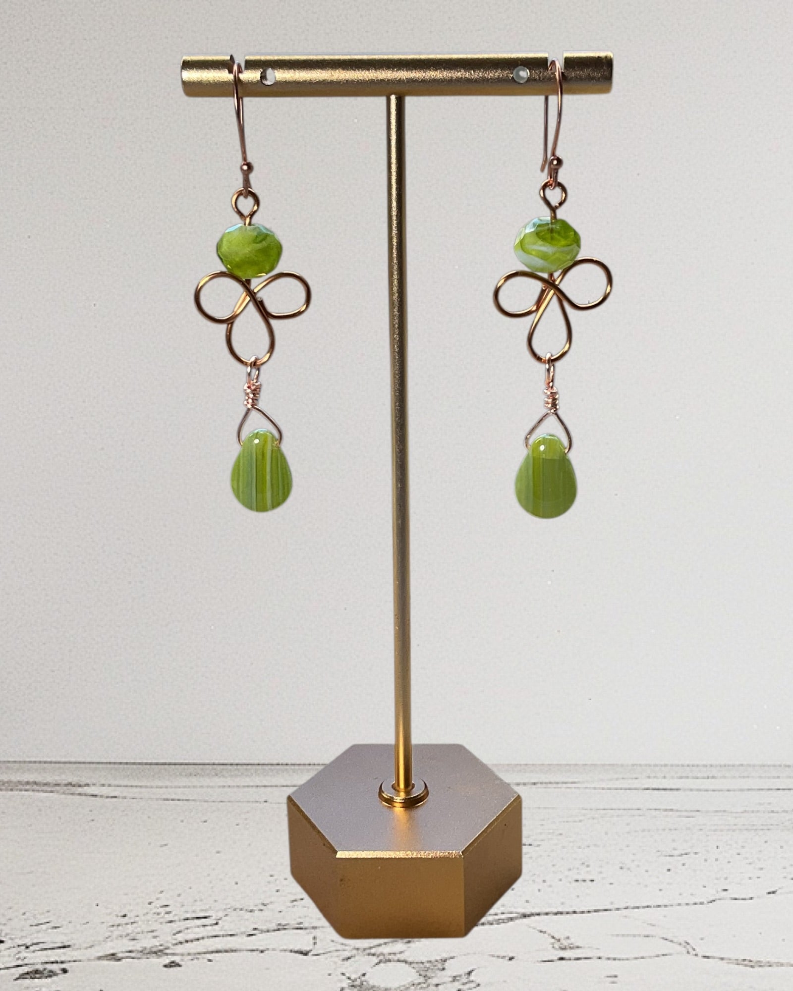 Lamp-work & Czech Glass Designer Earrings