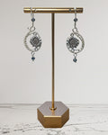 Silver Wire Wrapped Designer Earrings