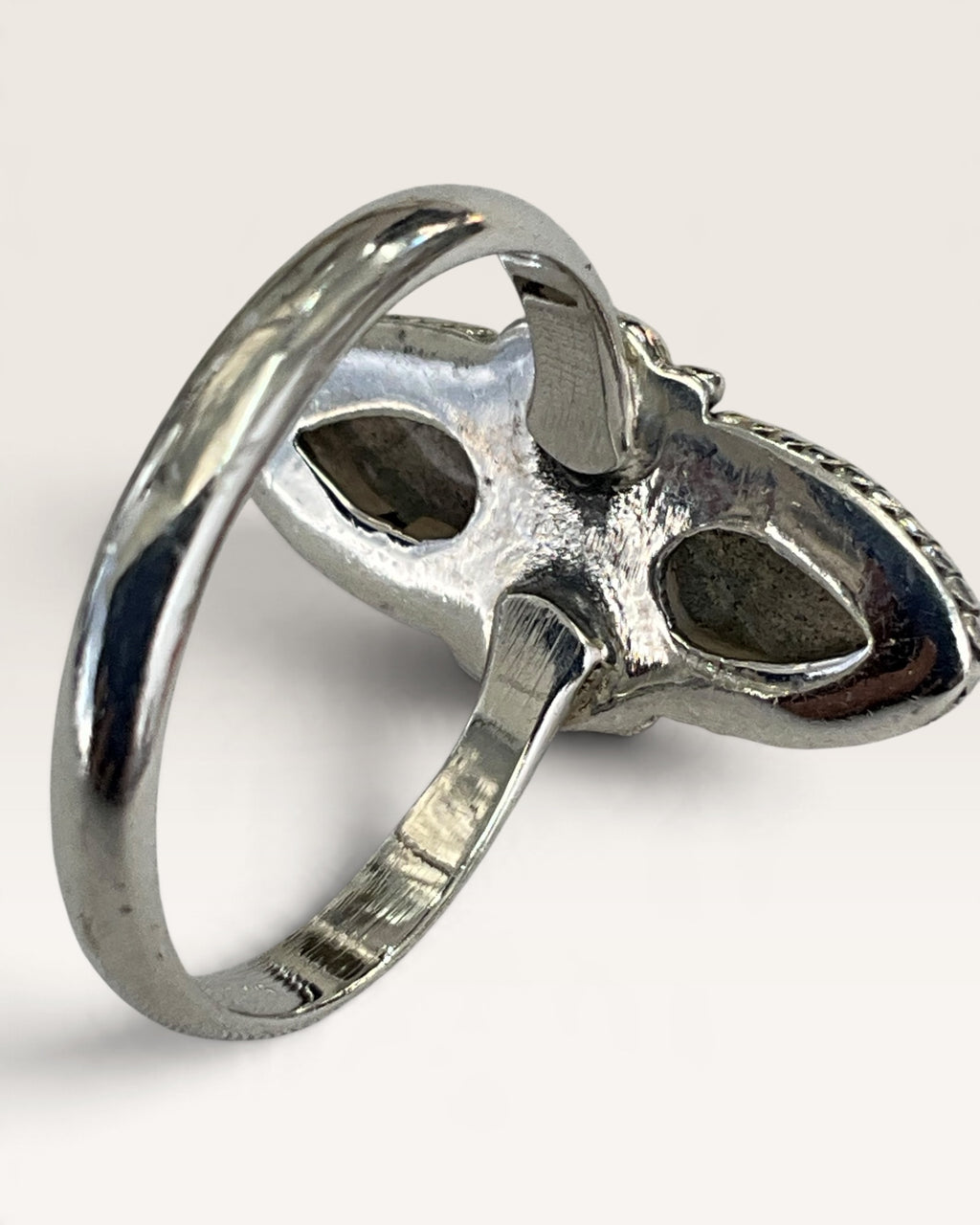 Sterling Silver Natural Labradorite Gemstone Ring
