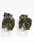 Bling Collection - Goshenite Sterling Silver Stud Earrings