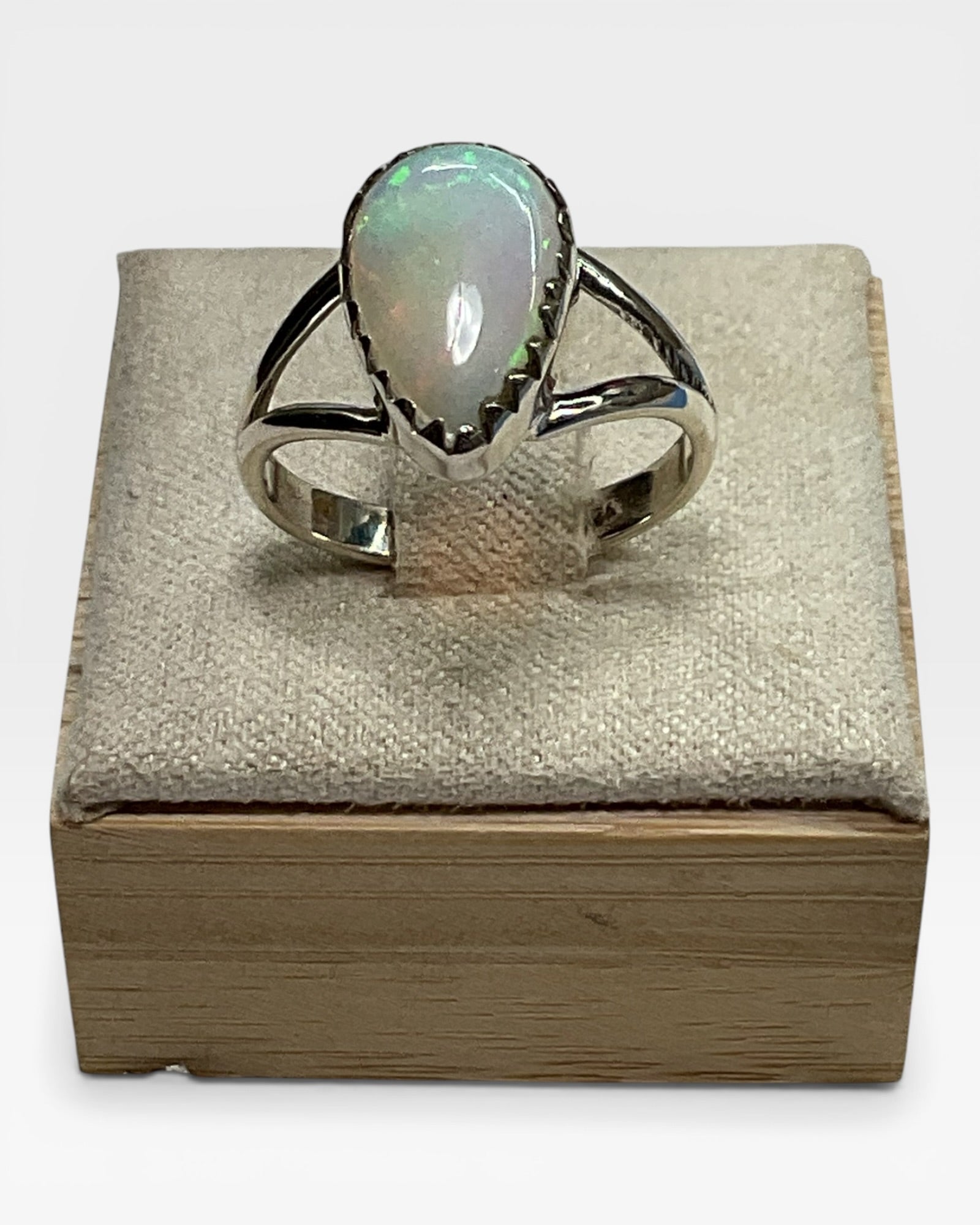 Bling Collection - Ethiopian Opal Ring (Sterling Silver)
