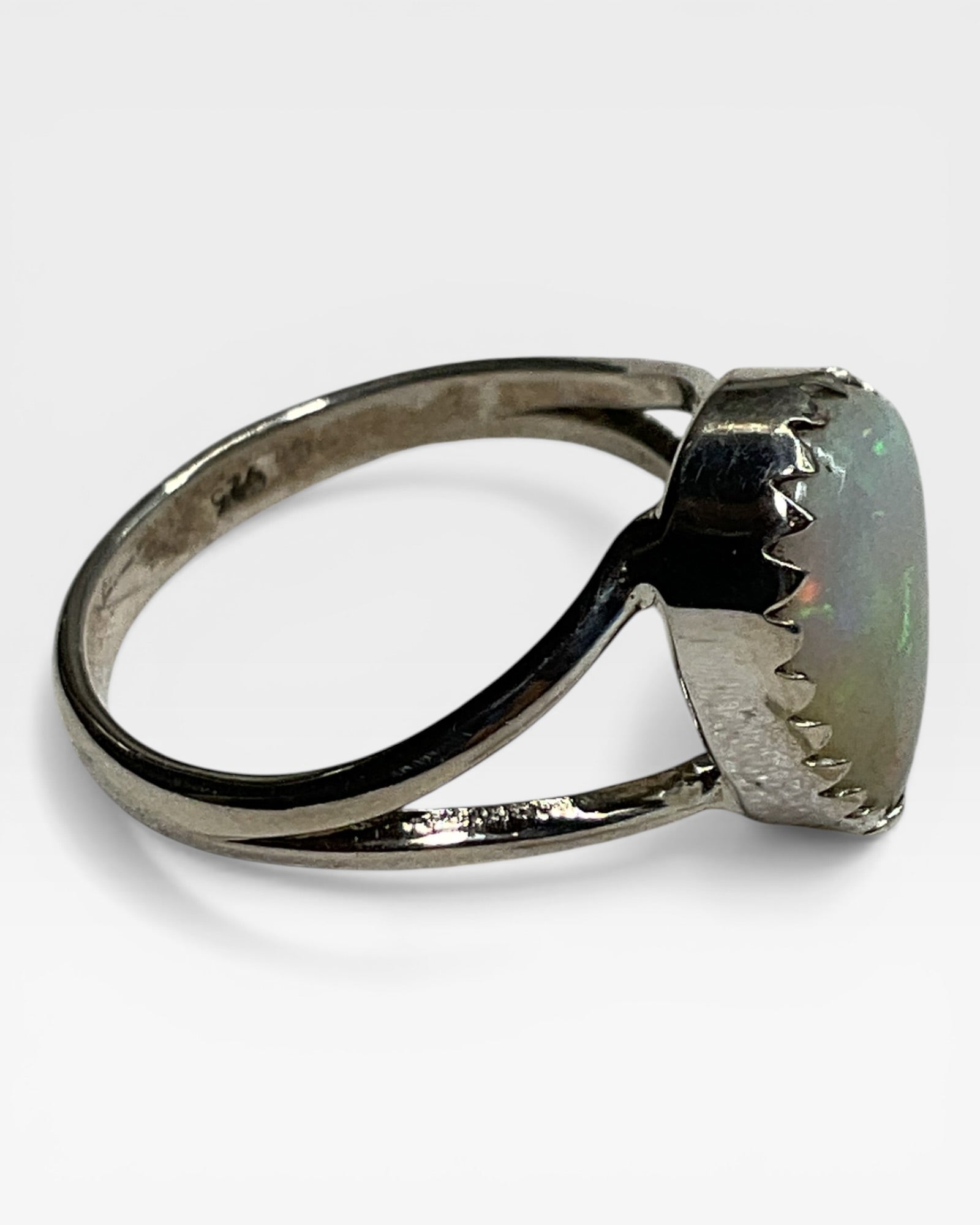 Bling Collection - Ethiopian Opal Ring (Sterling Silver)
