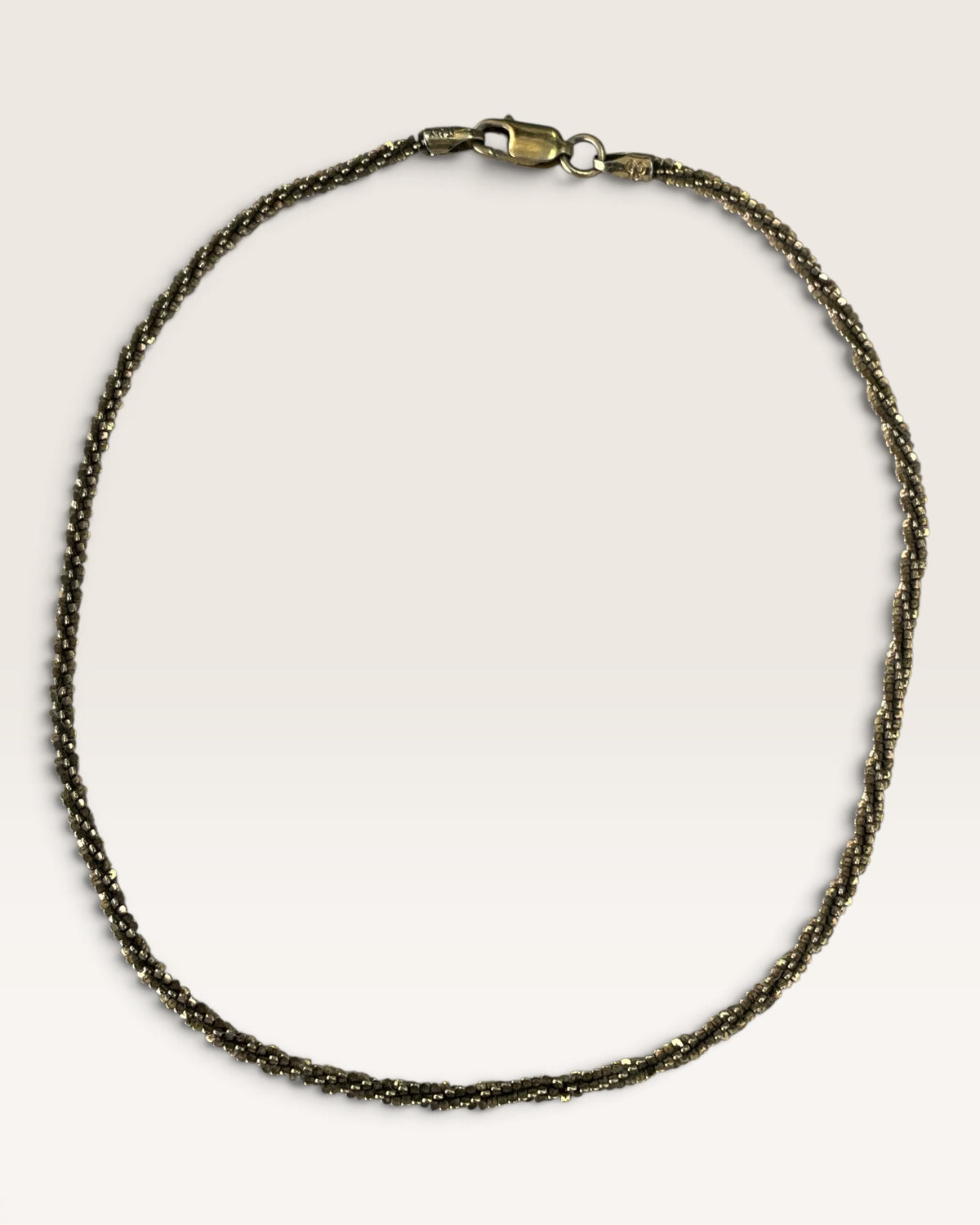 Gold Vermeil over Sterling Silver 10” Anklet - Pre-Loved