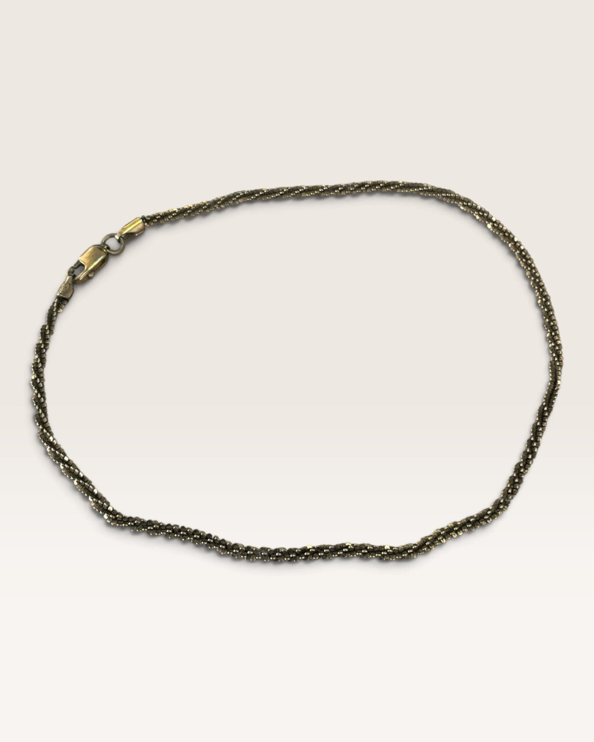 Gold Vermeil over Sterling Silver 10” Anklet - Pre-Loved