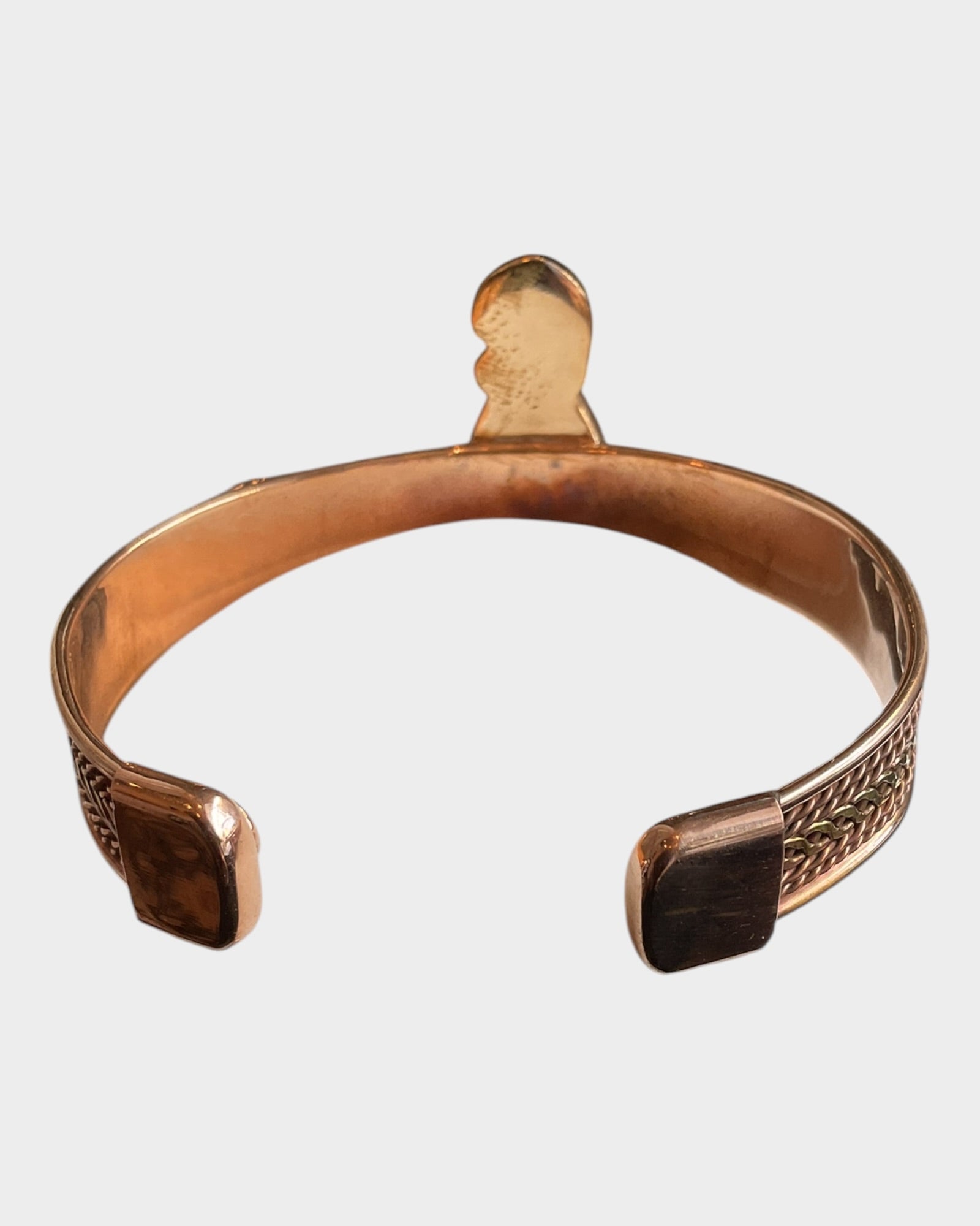 Bling Collection - Golden Hills Turquoise Cuff Bangle Bracelet