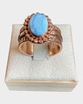 Bling Collection - Golden Hills Turquoise Ring