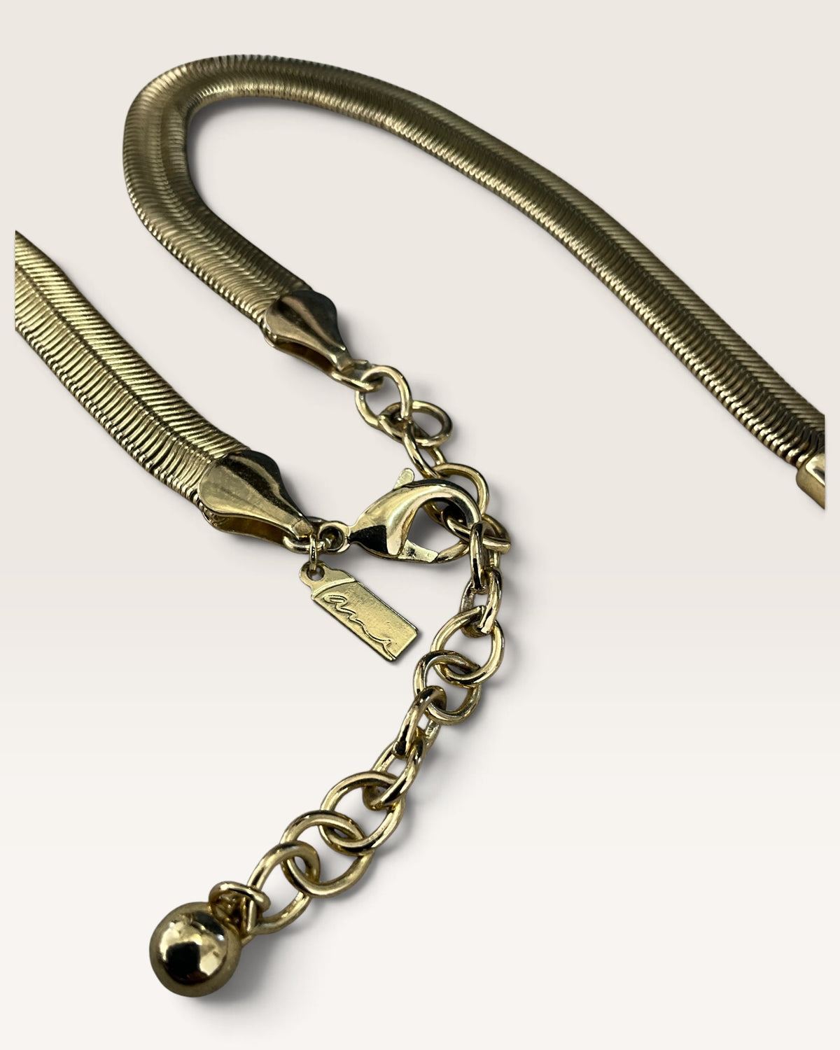 Gold Tone Park Lane Crescent Collar Bib Necklace - Pre-Loved